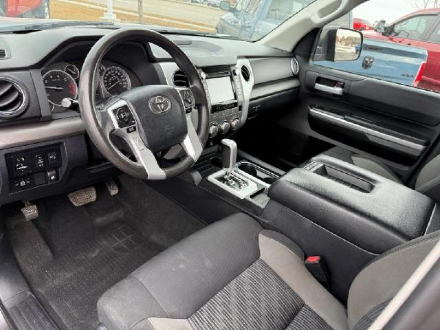 2017 Magnetic Gray Metallic /Black, cloth Toyota Tundra SR5 5.7L V8 CrewMax 4WD (5TFDY5F12HX) with an 5.7L V8 DOHC 32V engine, 6-Speed Automatic transmission, located at 1235 N Woodruff Ave., Idaho Falls, 83401, (208) 523-1053, 43.507172, -112.000488 - At Timberline Auto, finding a great deal on your next vehicle is always easy! Our experienced sales staff's goal is to help find you the right vehicle at the right price! Our knowledgeable finance department has options for almost any credit score. We offer extended service contract options to prote - Photo#14