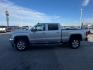 2018 Quicksilver Metallic /Jet Black, leather GMC Sierra 2500HD SLT Crew Cab 4WD (1GT12TEG8JF) with an 6.0L V8 OHV 16V FFV engine, 6-Speed Automatic transmission, located at 1235 N Woodruff Ave., Idaho Falls, 83401, (208) 523-1053, 43.507172, -112.000488 - At Timberline Auto, finding a great deal on your next vehicle is always easy! Our experienced sales staff's goal is to help find you the right vehicle at the right price! Our knowledgeable finance department has options for almost any credit score. We offer extended service contract options to prote - Photo#1