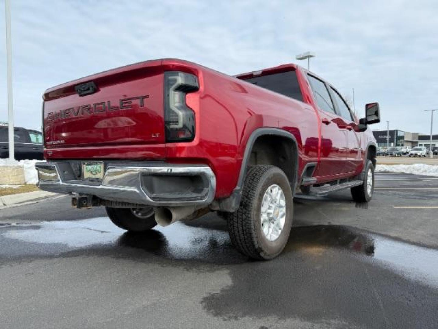 2023 Cherry Red Tintcoat /Jet Black Chevrolet Silverado 2500HD LT Crew Cab Short Box 4WD (1GC4YNEY1PF) with an 6.6L V8 OHV 16V DIESEL engine, 6-Speed Automatic transmission, located at 1235 N Woodruff Ave., Idaho Falls, 83401, (208) 523-1053, 43.507172, -112.000488 - At Timberline Auto, finding a great deal on your next vehicle is always easy! Our experienced sales staff's goal is to help find you the right vehicle at the right price! Our knowledgeable finance department has options for almost any credit score. We offer extended service contract options to prote - Photo#4