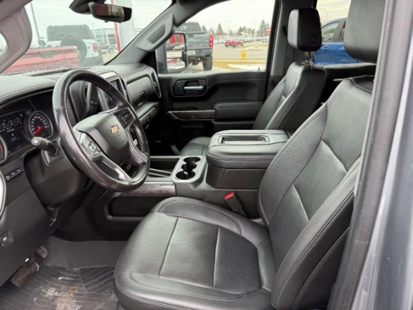 2021 Silver Ice Metallic /Jet Black, leather Chevrolet Silverado 1500 LTZ Crew Cab 4WD (1GCUYGED3MZ) with an 5.3L V8 OHV 16V engine, 6-Speed Automatic transmission, located at 1235 N Woodruff Ave., Idaho Falls, 83401, (208) 523-1053, 43.507172, -112.000488 - Photo#10