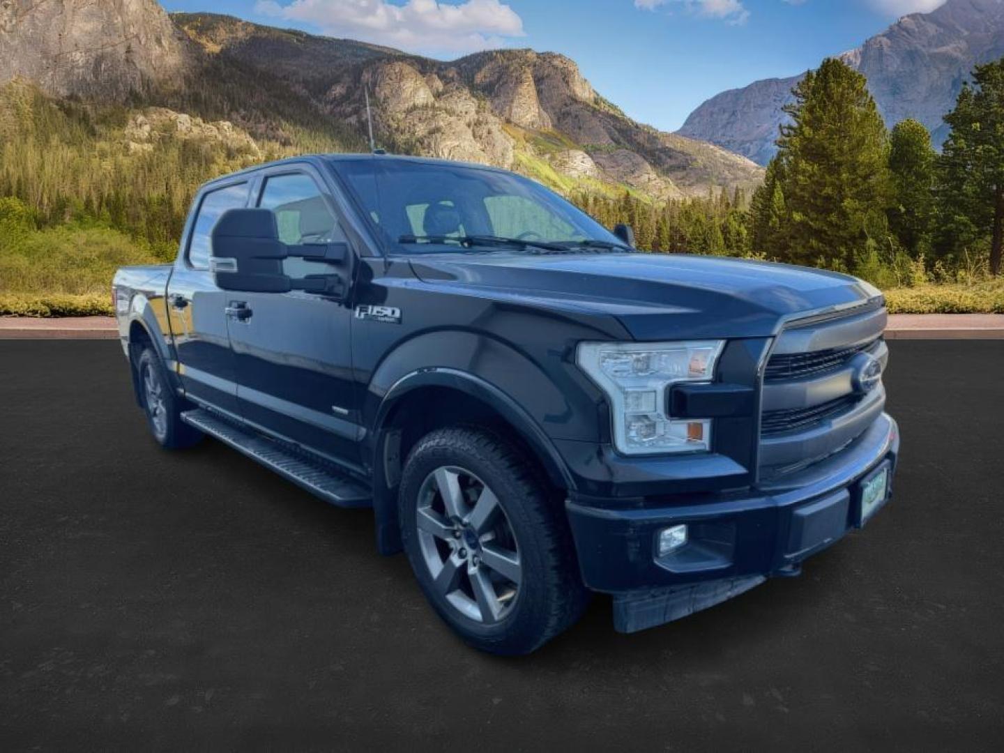 2017 Shadow Black /BLACK FORD F150 LARIAT (1FTEW1EG5HK) with an 5L V-8 DOHC engine, AUTOMATIC transmission, located at 1235 N Woodruff Ave., Idaho Falls, 83401, (208) 523-1053, 43.507172, -112.000488 - At Timberline Auto, finding a great deal on your next vehicle is always easy! Our experienced sales staff's goal is to help find you the right vehicle at the right price! Our knowledgeable finance department has options for almost any credit score. We offer extended service contract options to prote - Photo#0