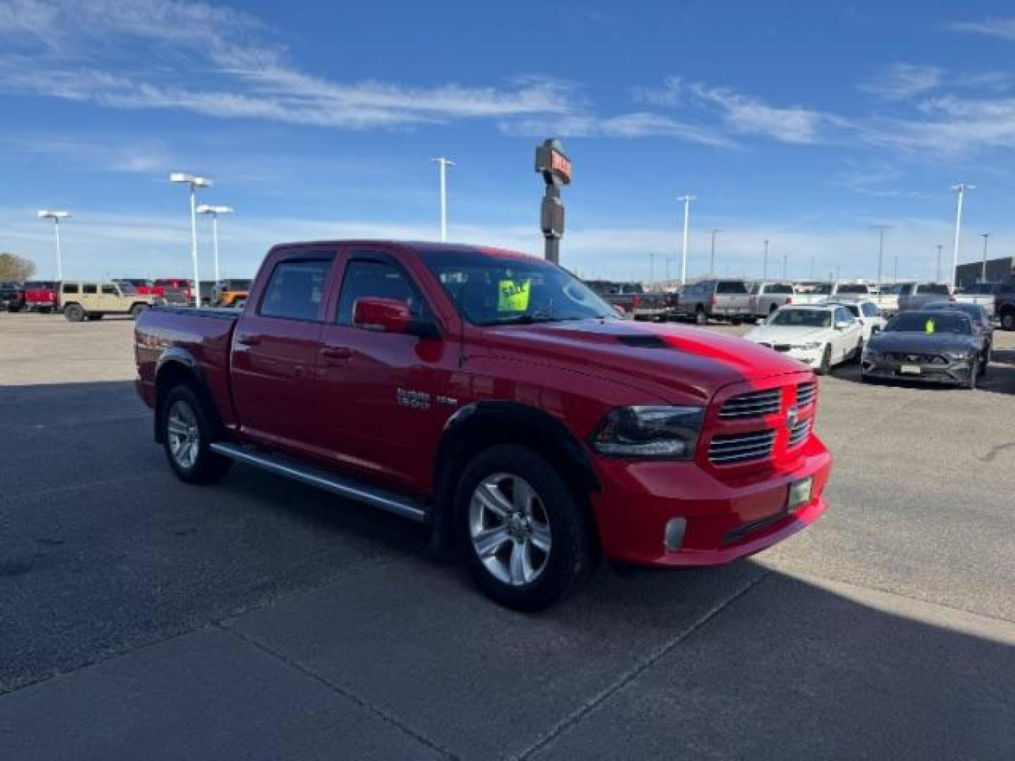 2015 RED /LEATHER RAM 1500 SPORT (1C6RR7MT1FS) with an 5.7 engine, AUTOMATIC transmission, located at 1235 N Woodruff Ave., Idaho Falls, 83401, (208) 523-1053, 43.507172, -112.000488 - At Timberline Auto, finding a great deal on your next vehicle is always easy! Our experienced sales staff's goal is to help find you the right vehicle at the right price! Our knowledgeable finance department has options for almost any credit score. We offer extended service contract options to prote - Photo#5