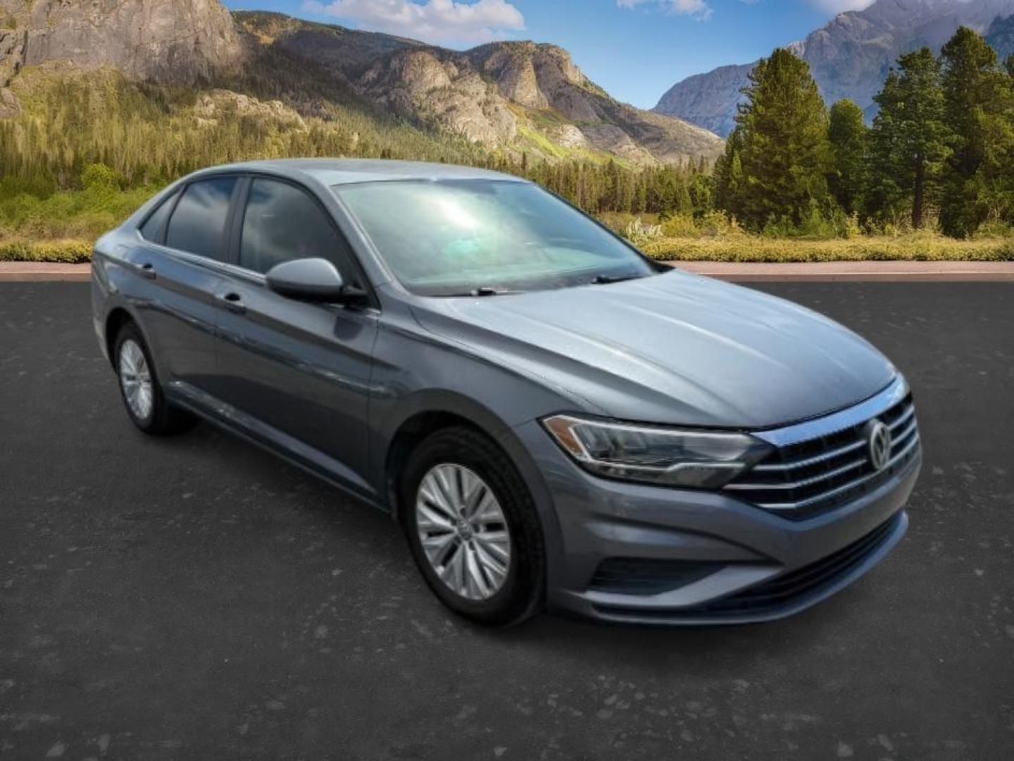 2019 Platinum Gray Metallic /Titan Black Volkswagen Jetta (3VWN57BU8KM) with an 14L I-4 gasoline direct injection engine, located at 1175 N Woodruff Ave, Idaho Falls, ID, 83401, 43.506901, -111.999657 - At Timberline Auto, finding a great deal on your next vehicle is always easy! Our experienced sales staff's goal is to help find you the right vehicle at the right price! Our knowledgeable finance department has options for almost any credit score. We offer extended service contract options to prote - Photo#6
