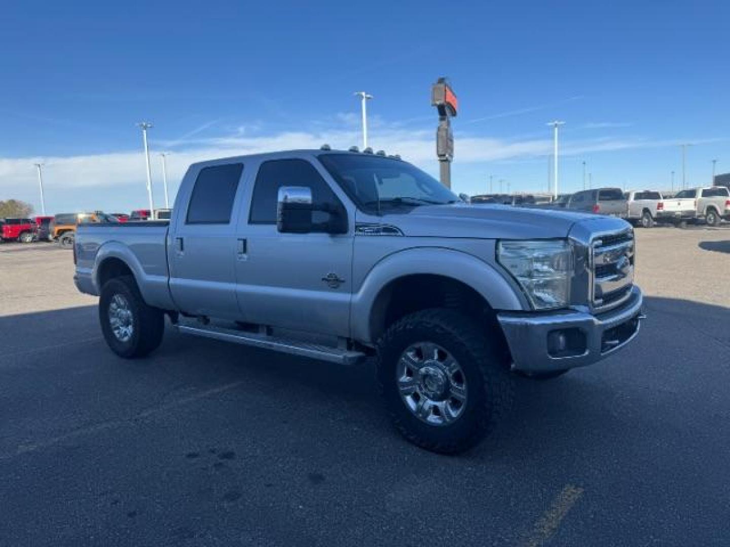 2015 SILVER /BLACK FORD F250 LARIAT (1FT7W2BT4FE) with an 6.7 engine, AUTOMATIC transmission, located at 1235 N Woodruff Ave., Idaho Falls, 83401, (208) 523-1053, 43.507172, -112.000488 - Photo#4