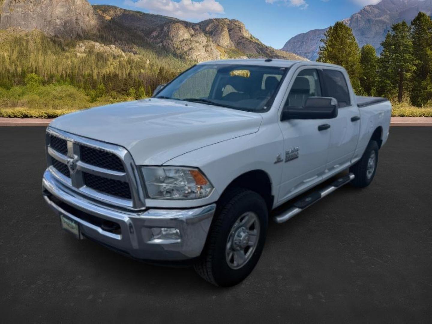 2015 WHITE /CLOTH RAM 3500 BIGHORN (3C63R3DL7FG) with an 6.7 engine, AUTOMATIC transmission, located at 1235 N Woodruff Ave., Idaho Falls, 83401, (208) 523-1053, 43.507172, -112.000488 - Photo#0