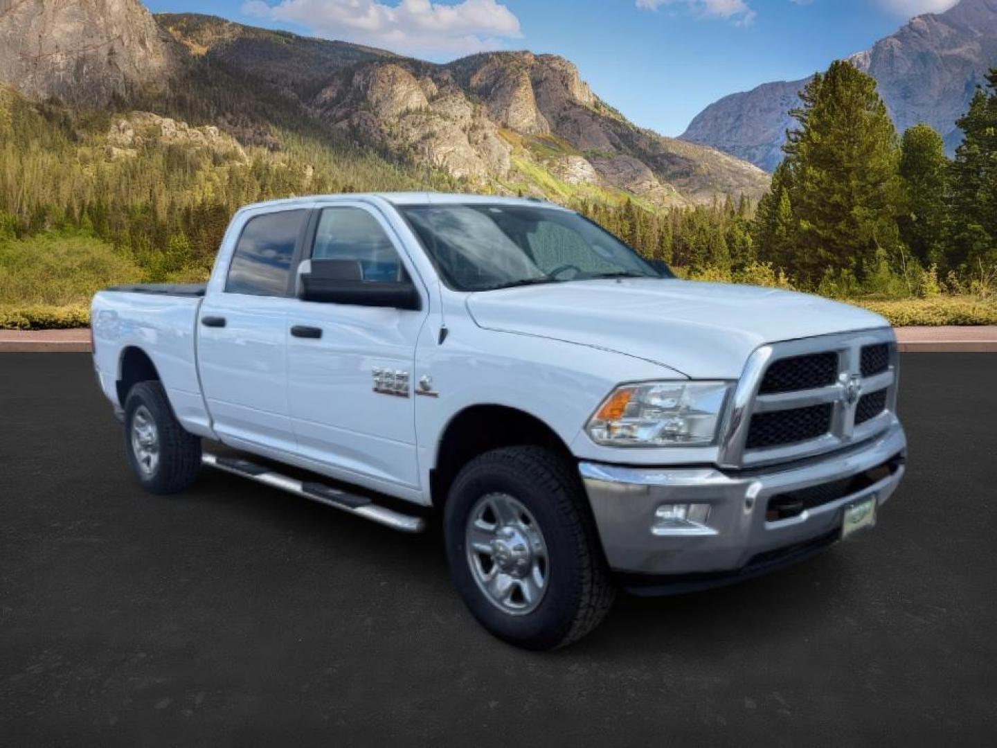 2015 WHITE /CLOTH RAM 3500 BIGHORN (3C63R3DL7FG) with an 6.7 engine, AUTOMATIC transmission, located at 1235 N Woodruff Ave., Idaho Falls, 83401, (208) 523-1053, 43.507172, -112.000488 - Photo#6