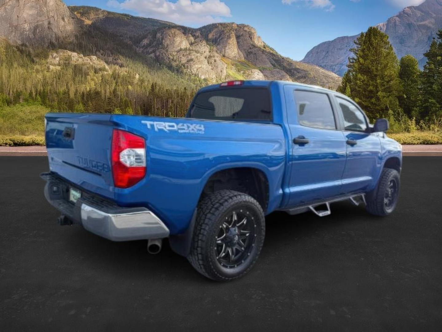 2017 Blazing Blue Pearl /Black Toyota Tundra SR5 5.7L V8 | TRD Pro 5.7L V8 (5TFDY5F1XHX) with an I-FORCE 5.7L V-8 DOHC engine, AUTOMATIC transmission, located at 1235 N Woodruff Ave., Idaho Falls, 83401, (208) 523-1053, 43.507172, -112.000488 - At Timberline Auto, finding a great deal on your next vehicle is always easy! Our experienced sales staff's goal is to help find you the right vehicle at the right price! Our knowledgeable finance department has options for almost any credit score. We offer extended service contract options to prote - Photo#3
