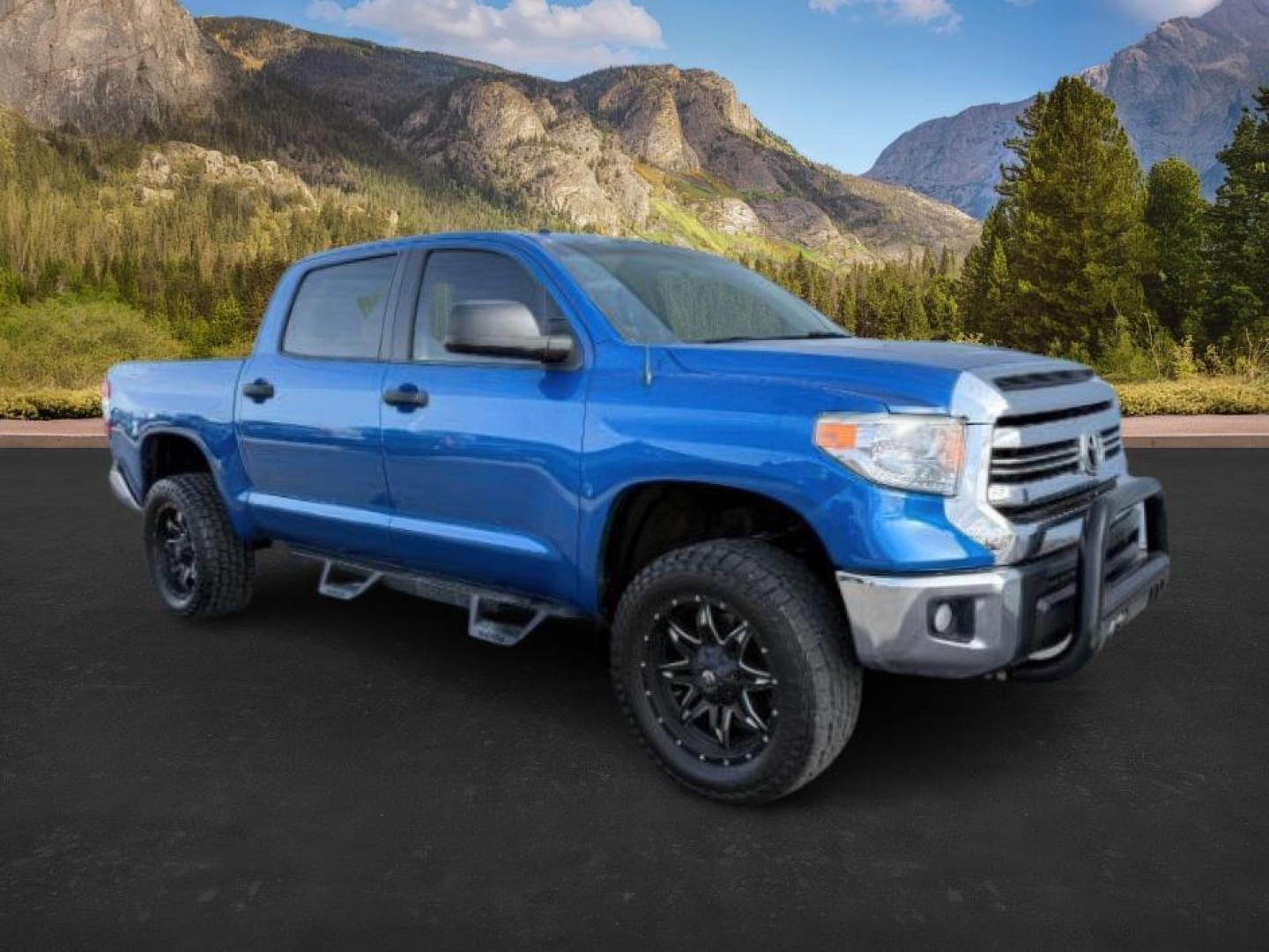 2017 Blazing Blue Pearl /Black Toyota Tundra SR5 5.7L V8 | TRD Pro 5.7L V8 (5TFDY5F1XHX) with an I-FORCE 5.7L V-8 DOHC engine, AUTOMATIC transmission, located at 1235 N Woodruff Ave., Idaho Falls, 83401, (208) 523-1053, 43.507172, -112.000488 - At Timberline Auto, finding a great deal on your next vehicle is always easy! Our experienced sales staff's goal is to help find you the right vehicle at the right price! Our knowledgeable finance department has options for almost any credit score. We offer extended service contract options to prote - Photo#5