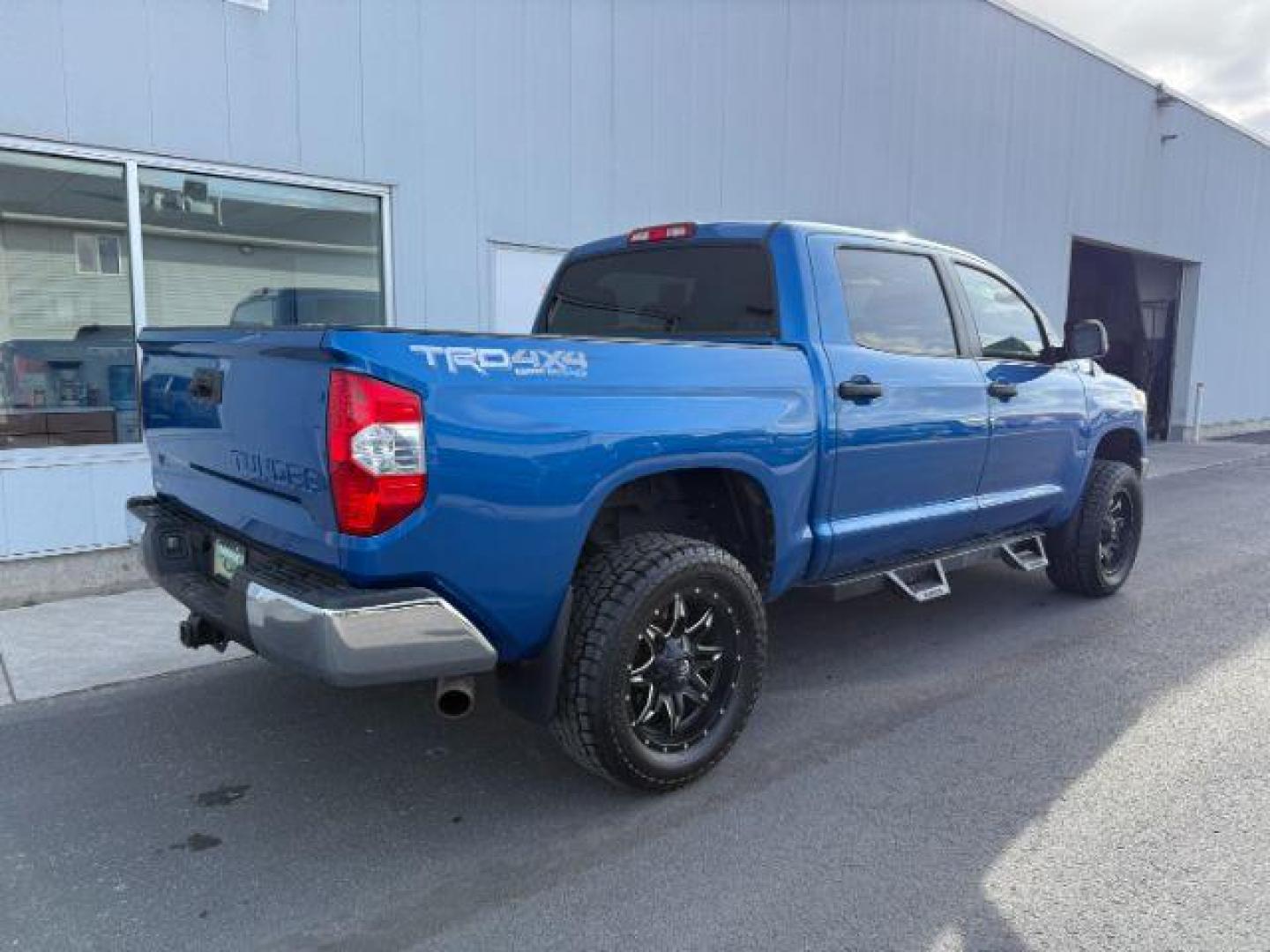 2017 Blazing Blue Pearl /Black Toyota Tundra SR5 5.7L V8 | TRD Pro 5.7L V8 (5TFDY5F1XHX) with an I-FORCE 5.7L V-8 DOHC engine, AUTOMATIC transmission, located at 1235 N Woodruff Ave., Idaho Falls, 83401, (208) 523-1053, 43.507172, -112.000488 - At Timberline Auto, finding a great deal on your next vehicle is always easy! Our experienced sales staff's goal is to help find you the right vehicle at the right price! Our knowledgeable finance department has options for almost any credit score. We offer extended service contract options to prote - Photo#3