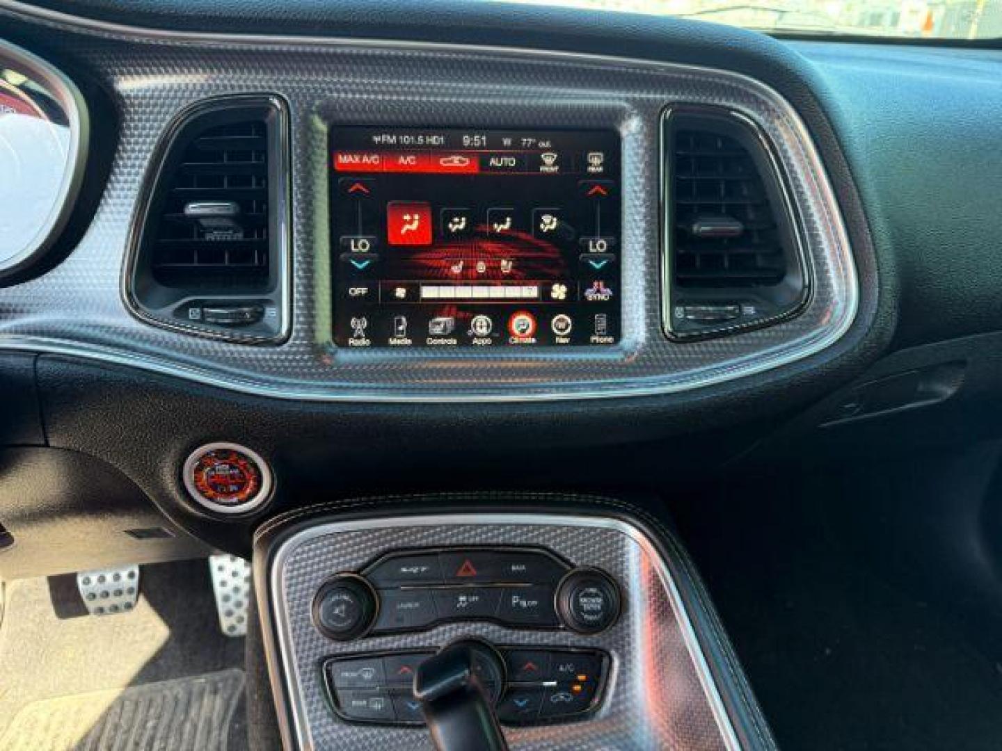2015 Pitch Black Clearcoat /Black/Ruby Red Dodge Challenger Supercharged (2C3CDZC9XFH) with an 6.2L V8 OHV 16V SUPERCHARGED engine, 6-Speed Manual transmission, located at 1235 N Woodruff Ave., Idaho Falls, 83401, (208) 523-1053, 43.507172, -112.000488 - At Timberline Auto, finding a great deal on your next vehicle is always easy! Our experienced sales staff's goal is to help find you the right vehicle at the right price! Our knowledgeable finance department has options for almost any credit score. We offer extended service contract options to prote - Photo#11