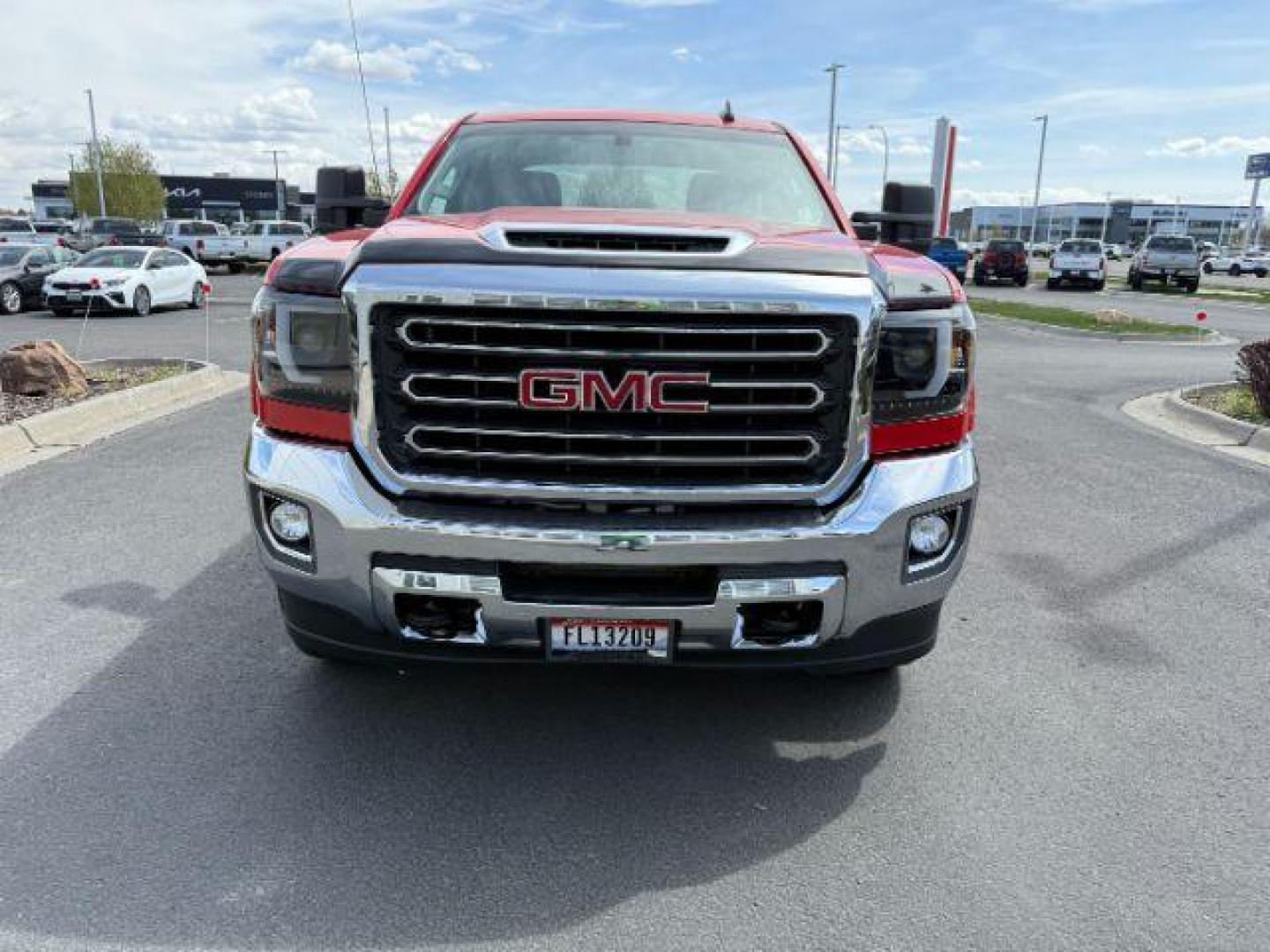 2018 Cardinal Red /Jet Black GMC Sierra 3500HD SLE (1GT42WCY2JF) with an 6.6 engine, AUTOMATIC transmission, located at 1235 N Woodruff Ave., Idaho Falls, 83401, (208) 523-1053, 43.507172, -112.000488 - At Timberline Auto, finding a great deal on your next vehicle is always easy! Our experienced sales staff's goal is to help find you the right vehicle at the right price! Our knowledgeable finance department has options for almost any credit score. We offer extended service contract options to prote - Photo#9