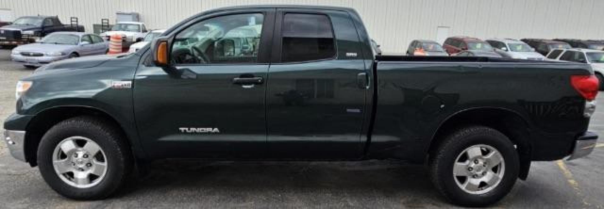 2008 GREEN /Sand Beige Toyota Tundra Base 5.7L V8 | SR5 5.7L V8 (5TFBV541X8X) with an I-FORCE 5.7L V-8 DOHC engine, AUTOMATIC transmission, located at 1235 N Woodruff Ave., Idaho Falls, 83401, (208) 523-1053, 43.507172, -112.000488 - At Timberline Auto, finding a great deal on your next vehicle is always easy! Our experienced sales staff's goal is to help find you the right vehicle at the right price! Our knowledgeable finance department has options for almost any credit score. We offer extended service contract options to prote - Photo#1
