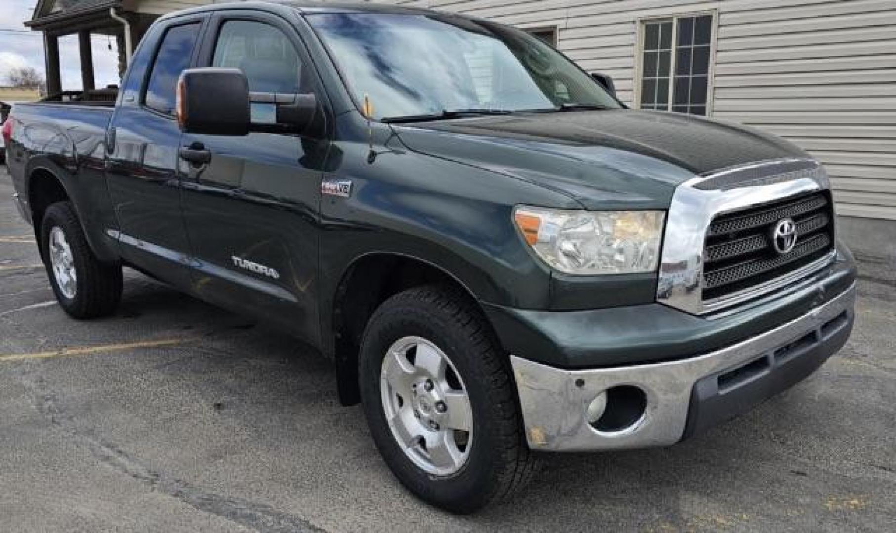 2008 GREEN /Sand Beige Toyota Tundra Base 5.7L V8 | SR5 5.7L V8 (5TFBV541X8X) with an I-FORCE 5.7L V-8 DOHC engine, AUTOMATIC transmission, located at 1235 N Woodruff Ave., Idaho Falls, 83401, (208) 523-1053, 43.507172, -112.000488 - At Timberline Auto, finding a great deal on your next vehicle is always easy! Our experienced sales staff's goal is to help find you the right vehicle at the right price! Our knowledgeable finance department has options for almost any credit score. We offer extended service contract options to prote - Photo#5