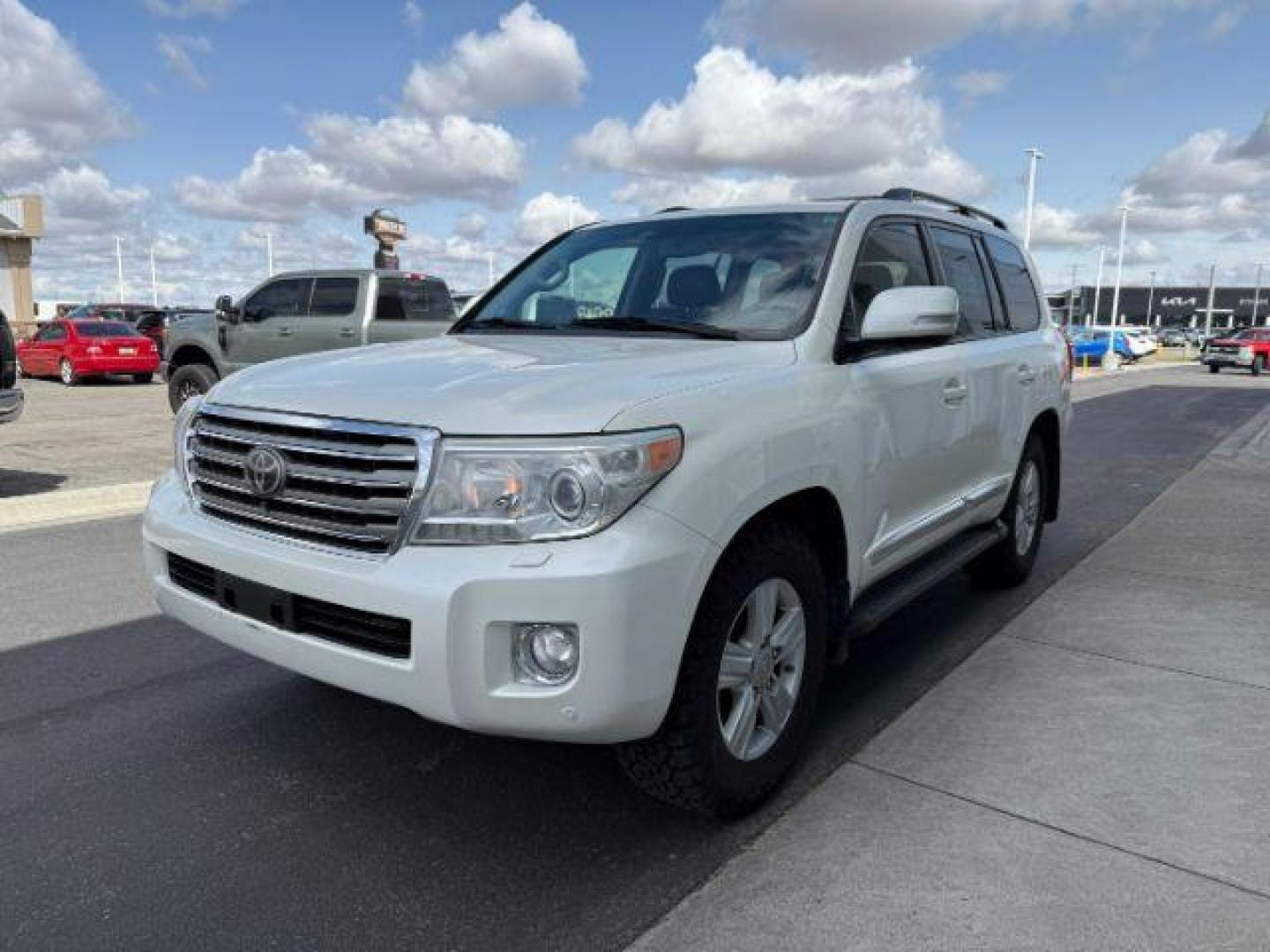 2014 WHITE /Black Toyota Land Cruiser V8 (JTMHY7AJXE4) with an I-FORCE 5.7L V-8 DOHC engine, AUTOMATIC transmission, located at 1235 N Woodruff Ave., Idaho Falls, 83401, (208) 523-1053, 43.507172, -112.000488 - Photo#0