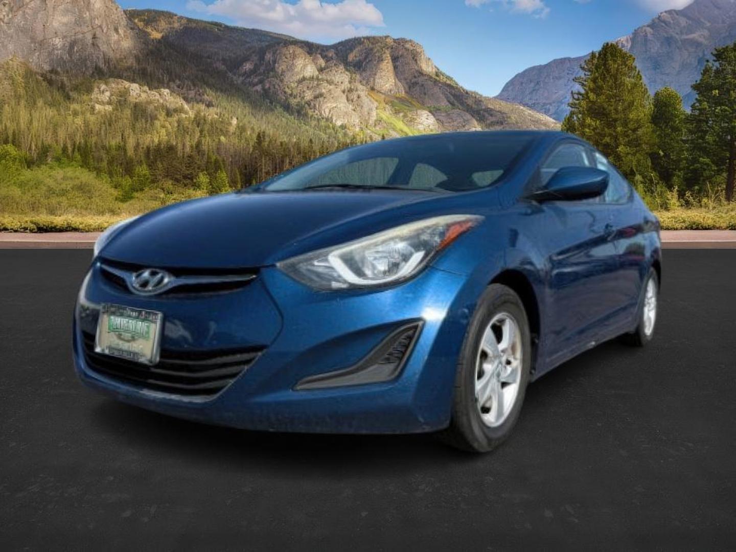 2015 BLUE /GRAY Hyundai Elantra SE (KMHDH4AE1FU) with an 1.8 engine, AUTO transmission, located at 1235 N Woodruff Ave., Idaho Falls, 83401, (208) 523-1053, 43.507172, -112.000488 - At Timberline Auto, finding a great deal on your next vehicle is always easy! Our experienced sales staff's goal is to help find you the right vehicle at the right price! Our knowledgeable finance department has options for almost any credit score. We offer extended service contract options to prote - Photo#0