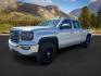 2018 Quicksilver Metallic /Jet Black GMC Sierra 1500 SLE (3GTU2MEC6JG) with an EcoTec3 4.3L V-6 gasoline direct injection engine, AUTOMATIC transmission, located at 1235 N Woodruff Ave., Idaho Falls, 83401, (208) 523-1053, 43.507172, -112.000488 - At Timberline Auto, finding a great deal on your next vehicle is always easy! Our experienced sales staff's goal is to help find you the right vehicle at the right price! Our knowledgeable finance department has options for almost any credit score. We offer extended service contract options to prote - Photo#0