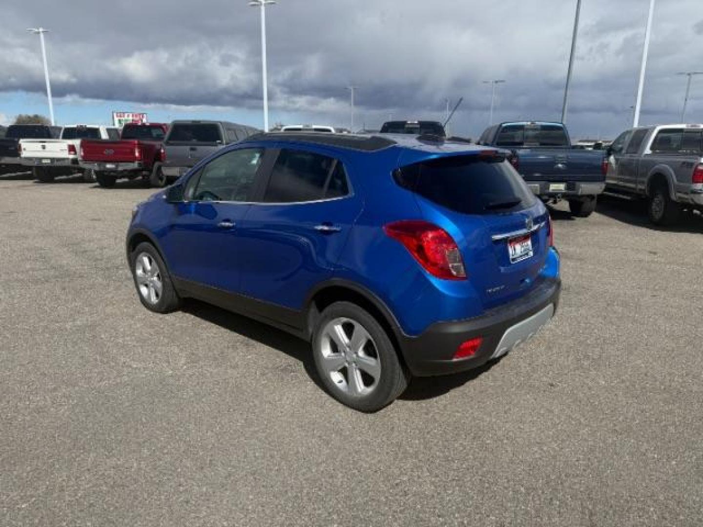 2016 BLUE /CLOTH Buick Encore BASE (KL4CJESBXGB) with an 1.4 engine, AUTOMATIC transmission, located at 1235 N Woodruff Ave., Idaho Falls, 83401, (208) 523-1053, 43.507172, -112.000488 - Photo#2