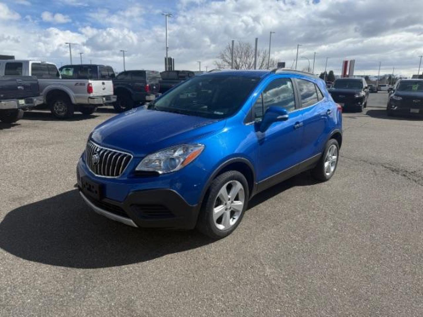 2016 BLUE /CLOTH Buick Encore BASE (KL4CJESBXGB) with an 1.4 engine, AUTOMATIC transmission, located at 1235 N Woodruff Ave., Idaho Falls, 83401, (208) 523-1053, 43.507172, -112.000488 - Photo#0