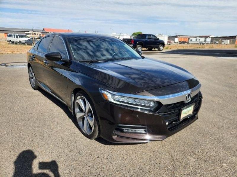 2018 Crystal Black Pearl /Black Honda Accord Touring 2.0T (1HGCV2F98JA) with an 4 Cyl, 2.0L engine, 10-speed automatic transmission, located at 1175 N Woodruff Ave, Idaho Falls, ID, 83401, 43.506901, -111.999657 - <b>Vehicle Details</b><br>Discover refined comfort and confident performance in this pre-owned 2018 Honda Accord Touring, now available in Idaho Falls, ID. Powered by a 4-cylinder, 2.0L gasoline engine, this Honda Accord delivers smooth acceleration, responsive handling, and the upscale features dri- Photo#7