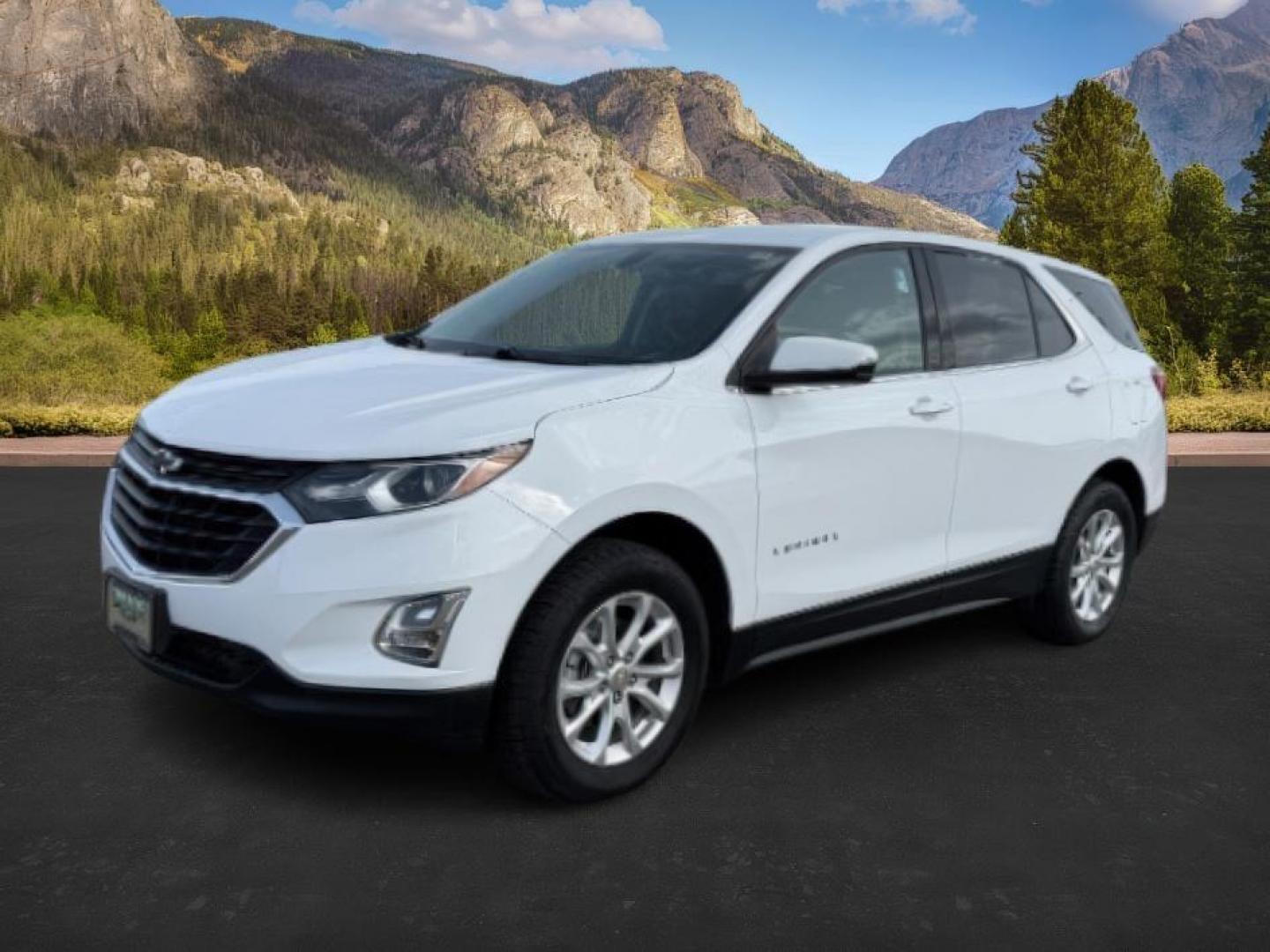 2019 Summit White /Medium Ash Gray Chevrolet Equinox LT (2GNAXUEVXK6) with an 1.5L I-4 gasoline direct injection engine, AUTOMATIC transmission, located at 1235 N Woodruff Ave., Idaho Falls, 83401, (208) 523-1053, 43.507172, -112.000488 - At Timberline Auto, finding a great deal on your next vehicle is always easy! Our experienced sales staff's goal is to help find you the right vehicle at the right price! Our knowledgeable finance department has options for almost any credit score. We offer extended service contract options to prote - Photo#0