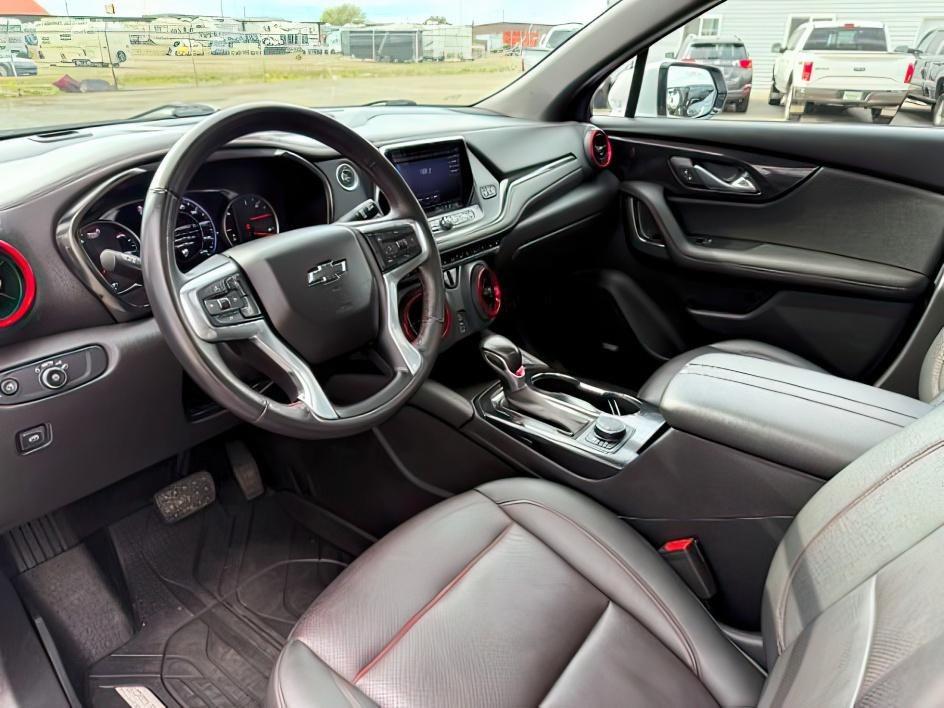 2021 Silver Ice Metallic /Jet Black Chevrolet Blazer AWD RS (3GNKBKRS6MS) with an 3.6L V-6 gasoline direct injection engine, AUTOMATIC transmission, located at 1235 N Woodruff Ave., Idaho Falls, 83401, (208) 523-1053, 43.507172, -112.000488 - 2021 Chevrolet Blazer powered by a 3.6L V6 engine paired with a 9-speed automatic transmission. Mid-size SUV offering strong performance, smooth shifting, and confident everyday drivability. Features include touchscreen infotainment, Bluetooth connectivity, Apple CarPlay/Android Auto, and a rearview- Photo#12