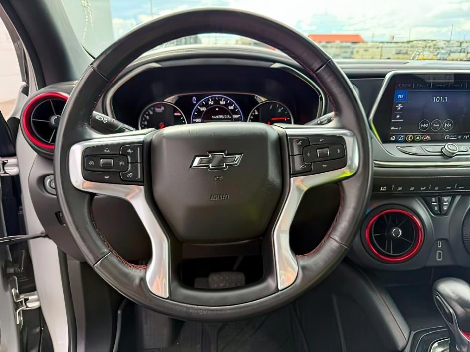 2021 Silver Ice Metallic /Jet Black Chevrolet Blazer AWD RS (3GNKBKRS6MS) with an 3.6L V-6 gasoline direct injection engine, AUTOMATIC transmission, located at 1235 N Woodruff Ave., Idaho Falls, 83401, (208) 523-1053, 43.507172, -112.000488 - 2021 Chevrolet Blazer powered by a 3.6L V6 engine paired with a 9-speed automatic transmission. Mid-size SUV offering strong performance, smooth shifting, and confident everyday drivability. Features include touchscreen infotainment, Bluetooth connectivity, Apple CarPlay/Android Auto, and a rearview- Photo#13
