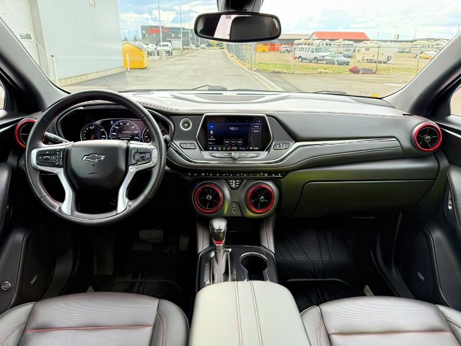 2021 Silver Ice Metallic /Jet Black Chevrolet Blazer AWD RS (3GNKBKRS6MS) with an 3.6L V-6 gasoline direct injection engine, AUTOMATIC transmission, located at 1235 N Woodruff Ave., Idaho Falls, 83401, (208) 523-1053, 43.507172, -112.000488 - 2021 Chevrolet Blazer powered by a 3.6L V6 engine paired with a 9-speed automatic transmission. Mid-size SUV offering strong performance, smooth shifting, and confident everyday drivability. Features include touchscreen infotainment, Bluetooth connectivity, Apple CarPlay/Android Auto, and a rearview- Photo#20