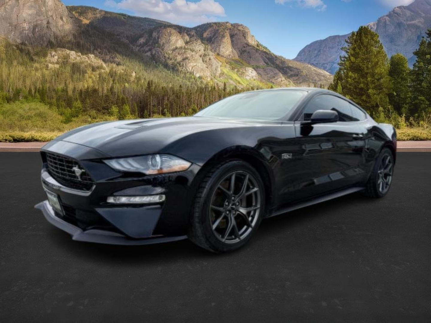 2020 Shadow Black /Show Stopper Red Ford Mustang (1FA6P8TD2L5) with an EcoBoost 23L I-4 gasoline direct injection engine, Manual transmission, located at 1175 N Woodruff Ave, Idaho Falls, ID, 83401, 43.506901, -111.999657 - At Timberline Auto, finding a great deal on your next vehicle is always easy! Our experienced sales staff's goal is to help find you the right vehicle at the right price! Our knowledgeable finance department has options for almost any credit score. We offer extended service contract options to prote - Photo#0