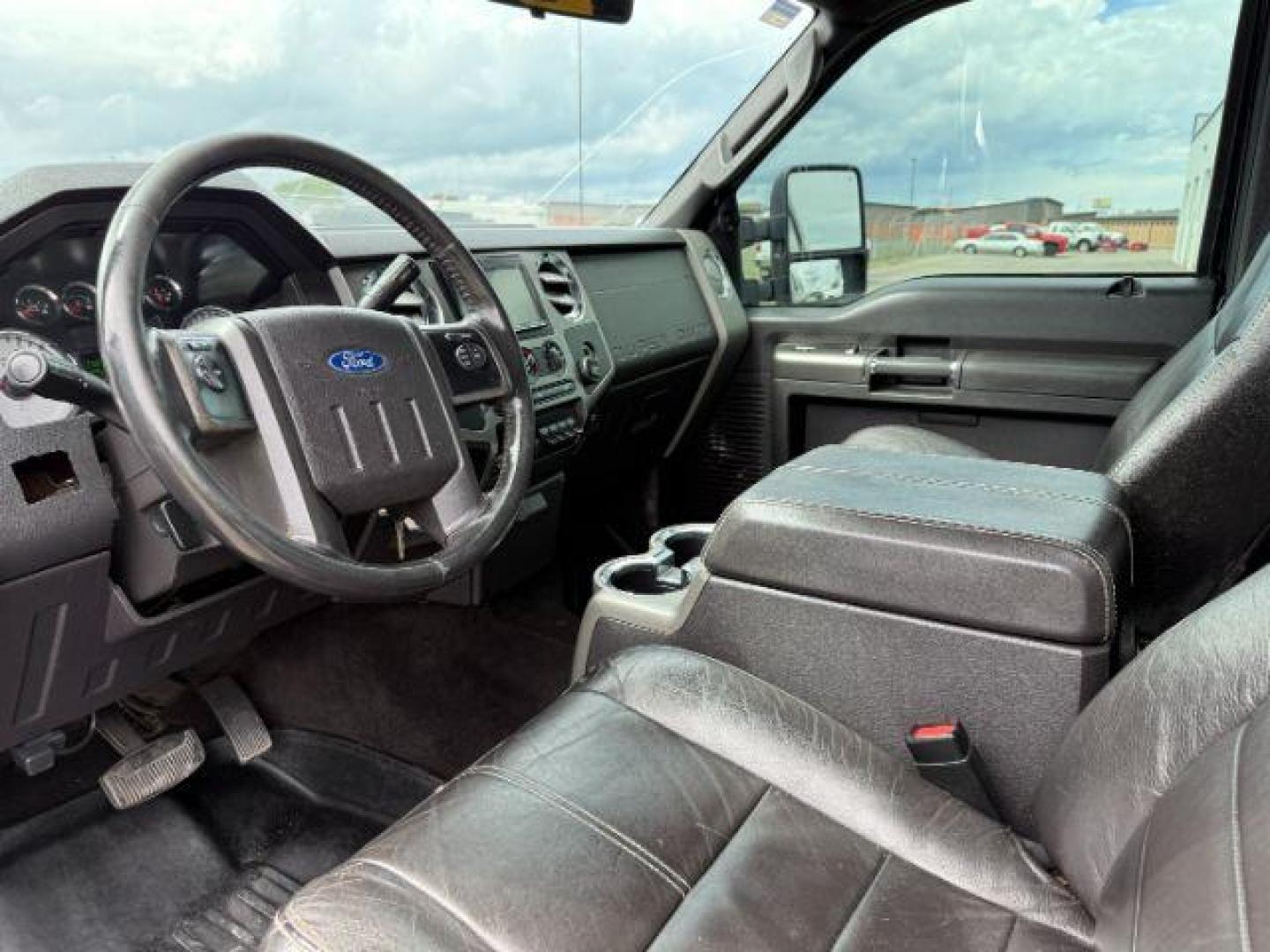 2008 BLACK /LEATHER Ford F-250 LARIAT (1FTSW21R68E) with an 6.4l engine, AUTOMATIC transmission, located at 1235 N Woodruff Ave., Idaho Falls, 83401, (208) 523-1053, 43.507172, -112.000488 - At Timberline Auto, finding a great deal on your next vehicle is always easy! Our experienced sales staff's goal is to help find you the right vehicle at the right price! Our knowledgeable finance department has options for almost any credit score. We offer extended service contract options to prote - Photo#10
