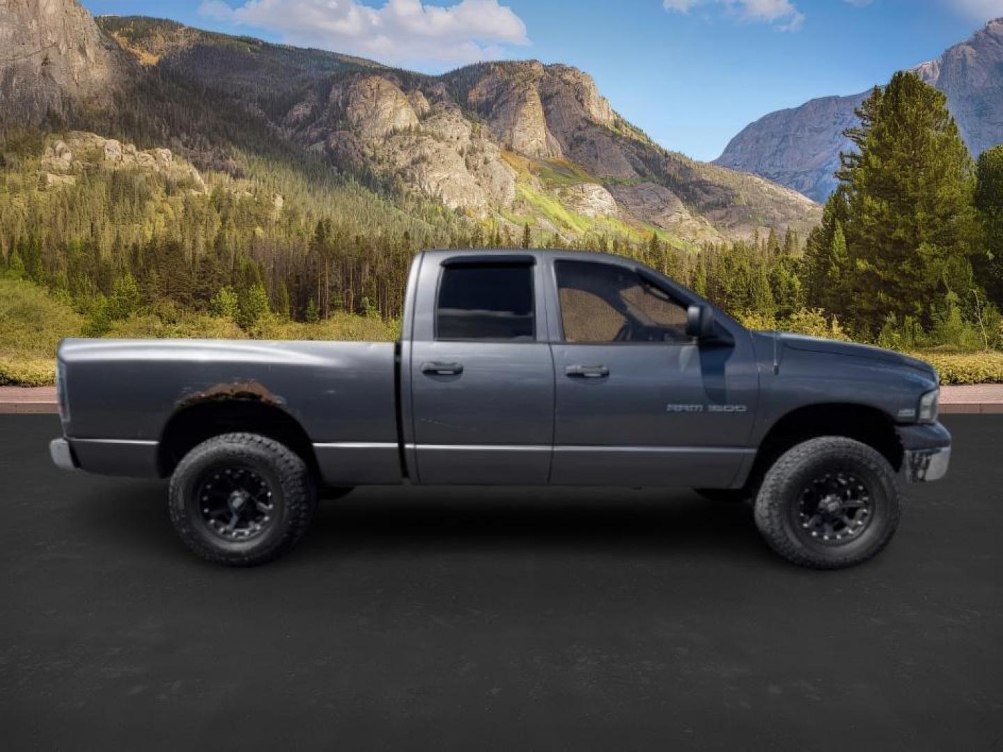 2004 GRAY /Dark Slate Gray Dodge Ram 1500 (1D7HU18D44J) with an HEMI Magnum 57L V-8 regular unleaded engine, Automatic transmission, located at 1175 N Woodruff Ave, Idaho Falls, ID, 83401, 43.506901, -111.999657 - At Timberline Auto, finding a great deal on your next vehicle is always easy! Our experienced sales staff's goal is to help find you the right vehicle at the right price! Our knowledgeable finance department has options for almost any credit score. We offer extended service contract options to prote - Photo#5