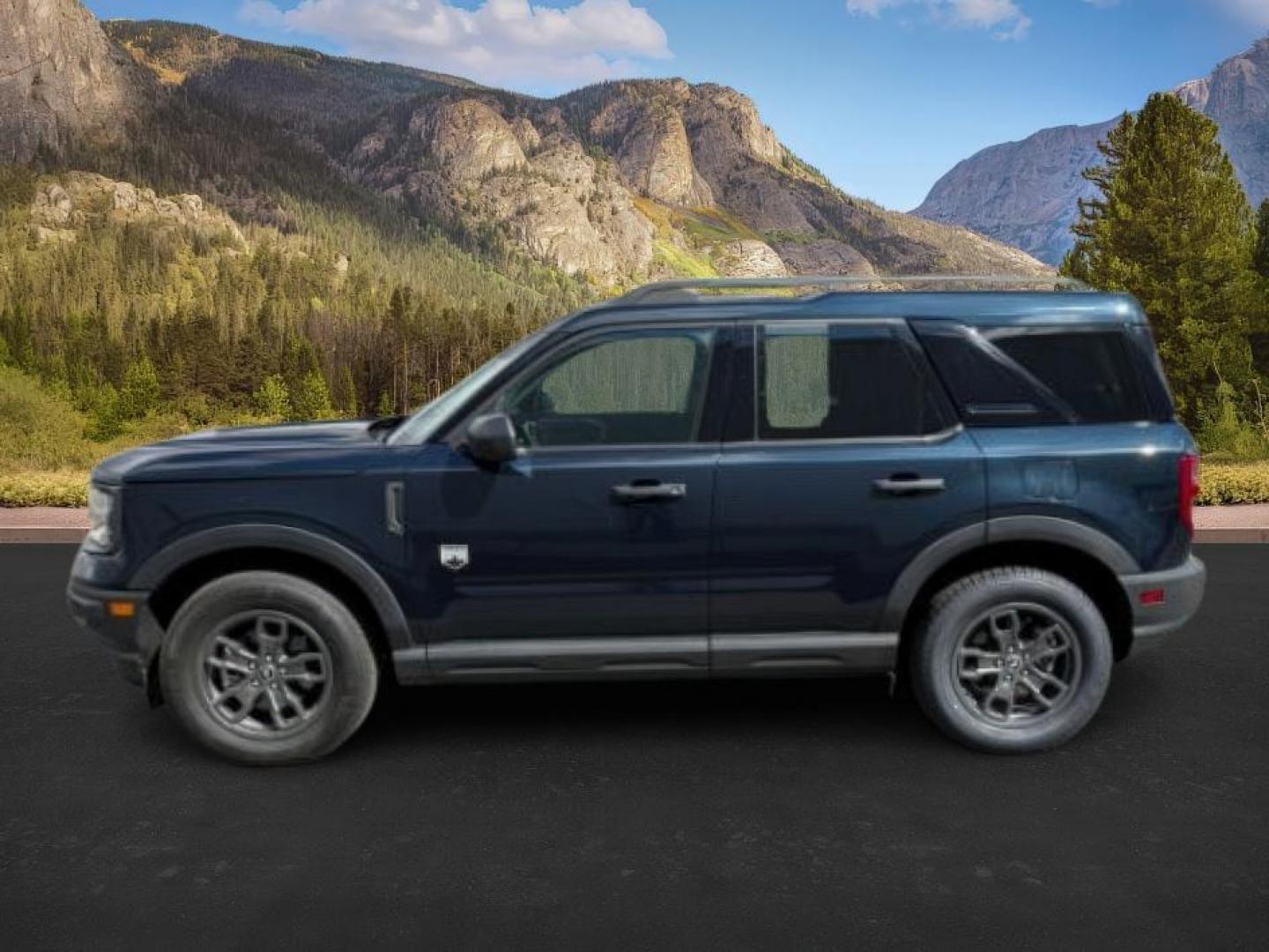 2023 BLUE /Ebony Ford Bronco Sport Big Bend (3FMCR9B64PR) with an EcoBoost 1.5L I-3 port/direct injection engine, AUTOMATIC transmission, located at 1235 N Woodruff Ave., Idaho Falls, 83401, (208) 523-1053, 43.507172, -112.000488 - At Timberline Auto, finding a great deal on your next vehicle is always easy! Our experienced sales staff's goal is to help find you the right vehicle at the right price! Our knowledgeable finance department has options for almost any credit score. We offer extended service contract options to prote - Photo#1