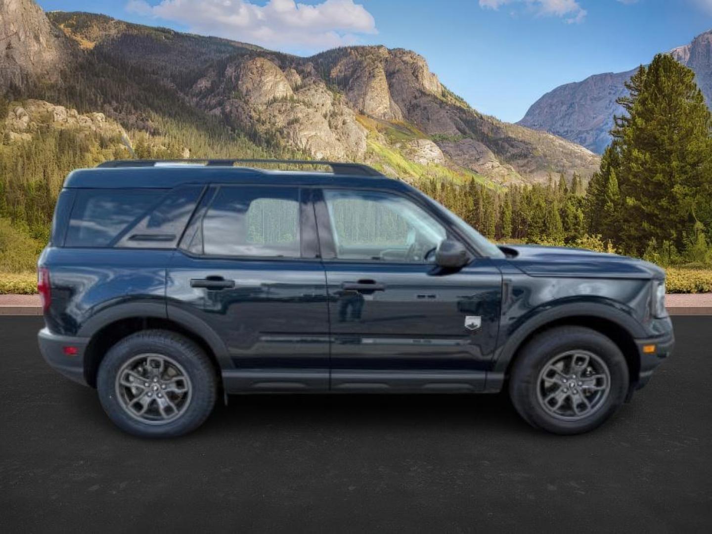 2023 BLUE /Ebony Ford Bronco Sport Big Bend (3FMCR9B64PR) with an EcoBoost 1.5L I-3 port/direct injection engine, AUTOMATIC transmission, located at 1235 N Woodruff Ave., Idaho Falls, 83401, (208) 523-1053, 43.507172, -112.000488 - At Timberline Auto, finding a great deal on your next vehicle is always easy! Our experienced sales staff's goal is to help find you the right vehicle at the right price! Our knowledgeable finance department has options for almost any credit score. We offer extended service contract options to prote - Photo#7