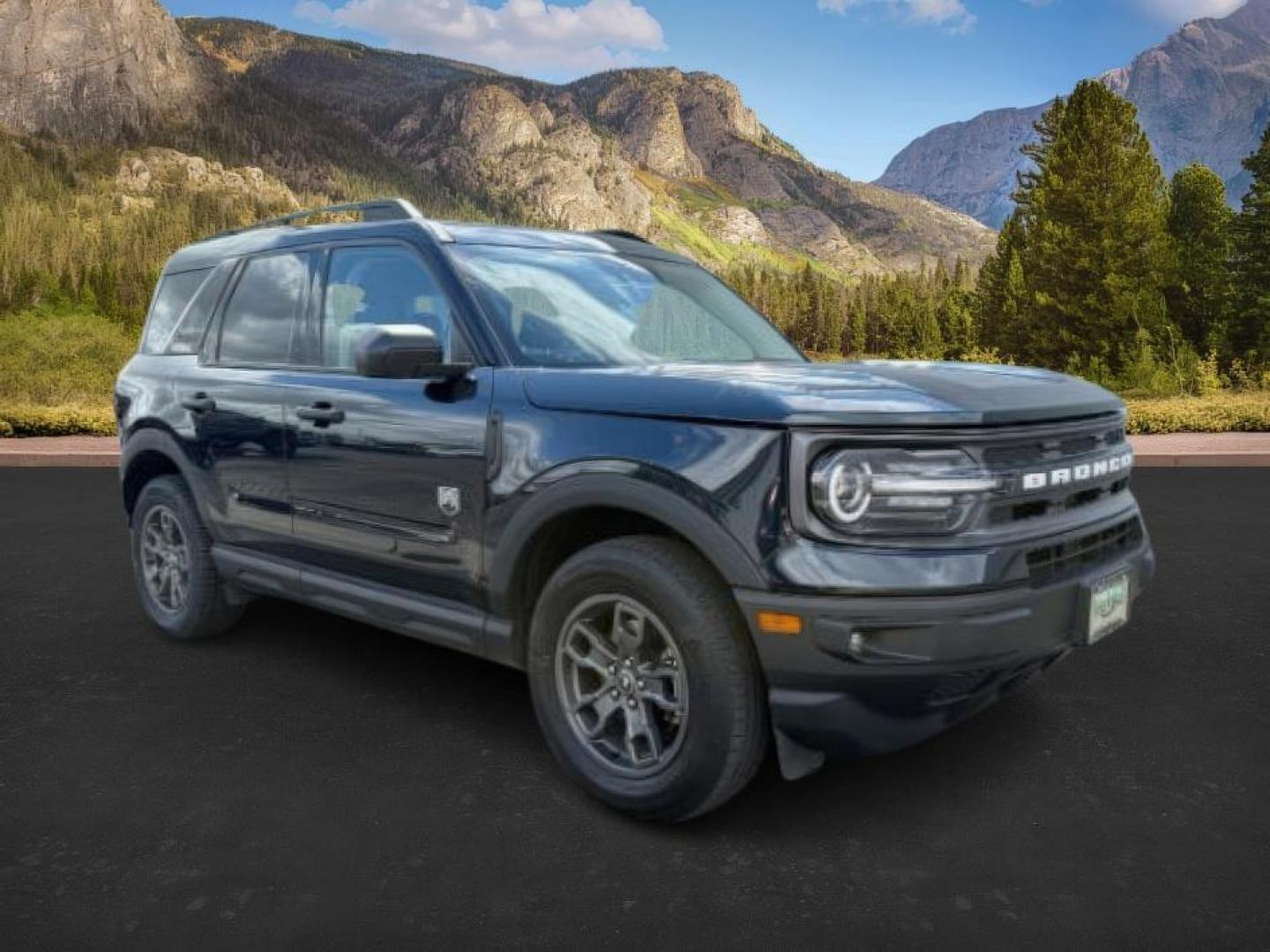 2023 BLUE /Ebony Ford Bronco Sport Big Bend (3FMCR9B64PR) with an EcoBoost 1.5L I-3 port/direct injection engine, AUTOMATIC transmission, located at 1235 N Woodruff Ave., Idaho Falls, 83401, (208) 523-1053, 43.507172, -112.000488 - At Timberline Auto, finding a great deal on your next vehicle is always easy! Our experienced sales staff's goal is to help find you the right vehicle at the right price! Our knowledgeable finance department has options for almost any credit score. We offer extended service contract options to prote - Photo#8