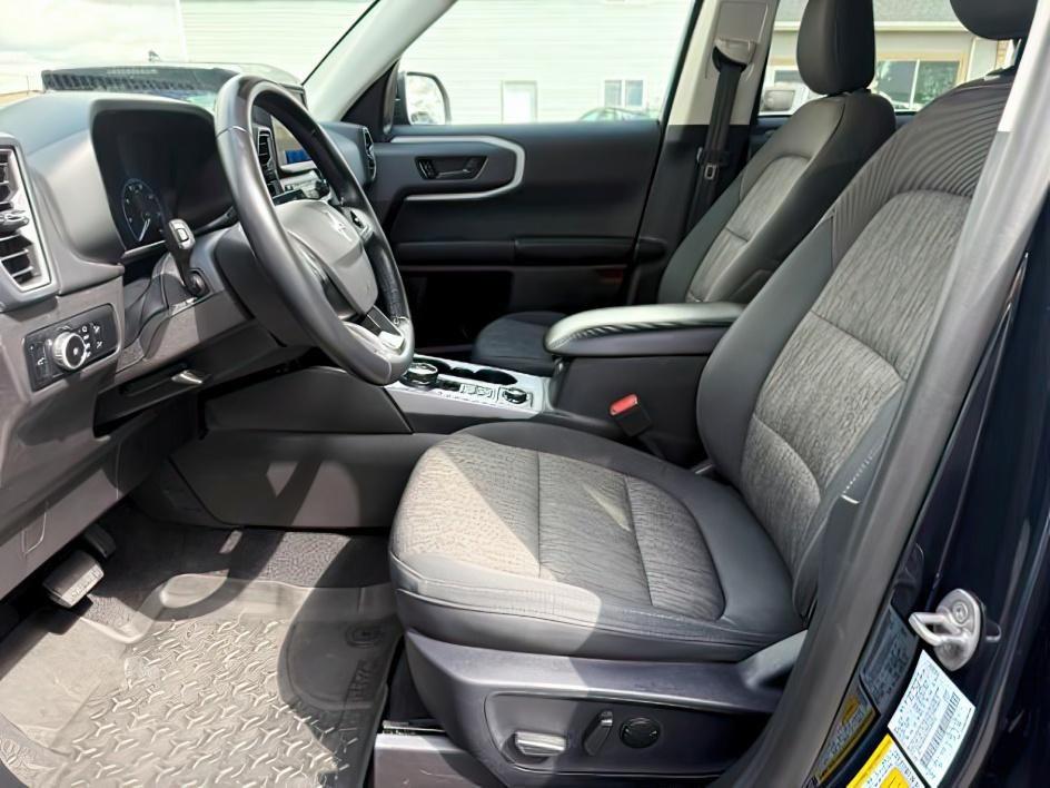 2023 BLUE /Medium Dark Slate Ford Bronco Sport (3FMCR9B64PR) with an EcoBoost 15L I-3 portdirect injection engine, Automatic transmission, located at 1175 N Woodruff Ave, Idaho Falls, ID, 83401, 43.506901, -111.999657 - 2023 Ford Bronco Sport AWD powered by a 1.5L EcoBoost turbo engine with 8-speed automatic transmission. Compact SUV built for daily driving with real off-road capability, featuring G.O.A.T. drive modes for snow, sand, mud, and more, plus higher ground clearance and AWD confidence. Boxy, utility-focu- Photo#11