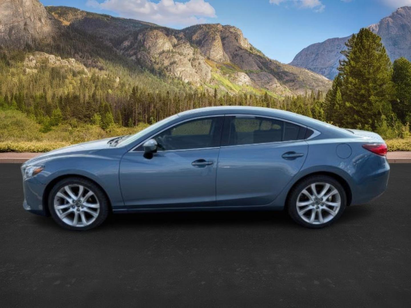 2014 Blue Reflex Mica /Black Mazda Mazda6 i Touring (JM1GJ1V67E1) with an SKYACTIV-G 2.5L I-4 gasoline direct injection engine, AUTOMATIC transmission, located at 1235 N Woodruff Ave., Idaho Falls, 83401, (208) 523-1053, 43.507172, -112.000488 - At Timberline Auto, finding a great deal on your next vehicle is always easy! Our experienced sales staff's goal is to help find you the right vehicle at the right price! Our knowledgeable finance department has options for almost any credit score. We offer extended service contract options to prote - Photo#0