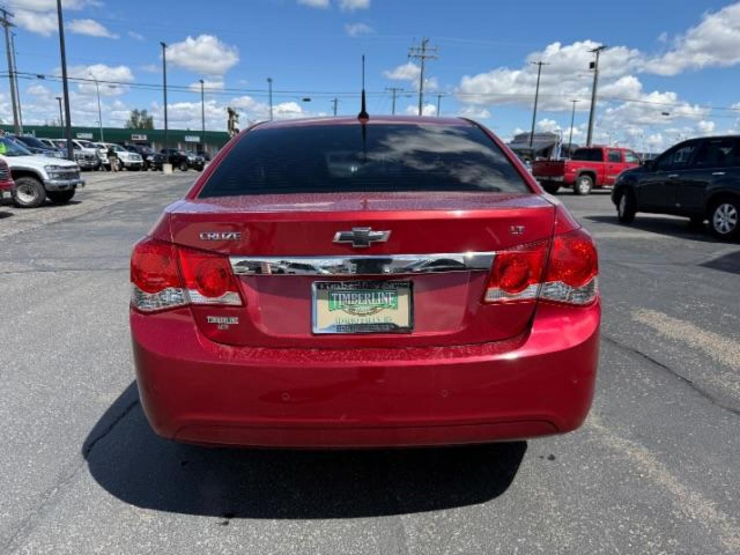 2011 Crystal Red Metallic Tintcoat /Jet Black Chevrolet Cruze 1LT (1G1PF5S9XB7) with an Ecotec 1.4L I-4 DOHC engine, AUTOMATIC transmission, located at 1235 N Woodruff Ave., Idaho Falls, 83401, (208) 523-1053, 43.507172, -112.000488 - Photo#3