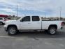 2012 Summit White /Ebony GMC Sierra 2500HD SLT (1GT121E81CF) with an Duramax 6.6L V-8 diesel direct injection engine, AUTOMATIC transmission, located at 1235 N Woodruff Ave., Idaho Falls, 83401, (208) 523-1053, 43.507172, -112.000488 - At Timberline Auto, finding a great deal on your next vehicle is always easy! Our experienced sales staff's goal is to help find you the right vehicle at the right price! Our knowledgeable finance department has options for almost any credit score. We offer extended service contract options to prote - Photo#0