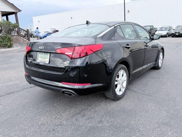 2013 BLACK /Gray KIA Optima (5XXGN4A73DG) with an 24L I-4 gasoline direct injection engine, Automatic transmission, located at 1175 N Woodruff Ave, Idaho Falls, ID, 83401, 43.506901, -111.999657 - At Timberline Auto, finding a great deal on your next vehicle is always easy! Our experienced sales staff goal is to help find you the right vehicle at the right price! Our knowledgeable finance department has options for almost any credit score. We offer extended service contract options to prot- Photo#32