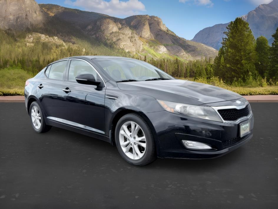2013 BLACK /Gray KIA Optima (5XXGN4A73DG) with an 24L I-4 gasoline direct injection engine, Automatic transmission, located at 1175 N Woodruff Ave, Idaho Falls, ID, 83401, 43.506901, -111.999657 - At Timberline Auto, finding a great deal on your next vehicle is always easy! Our experienced sales staff goal is to help find you the right vehicle at the right price! Our knowledgeable finance department has options for almost any credit score. We offer extended service contract options to prot- Photo#7