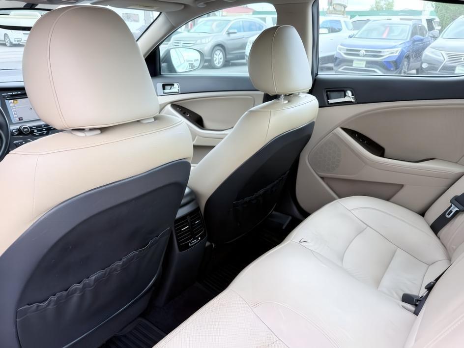 2013 BLACK /Gray KIA Optima (5XXGN4A73DG) with an 24L I-4 gasoline direct injection engine, Automatic transmission, located at 1175 N Woodruff Ave, Idaho Falls, ID, 83401, 43.506901, -111.999657 - At Timberline Auto, finding a great deal on your next vehicle is always easy! Our experienced sales staff goal is to help find you the right vehicle at the right price! Our knowledgeable finance department has options for almost any credit score. We offer extended service contract options to prot- Photo#25