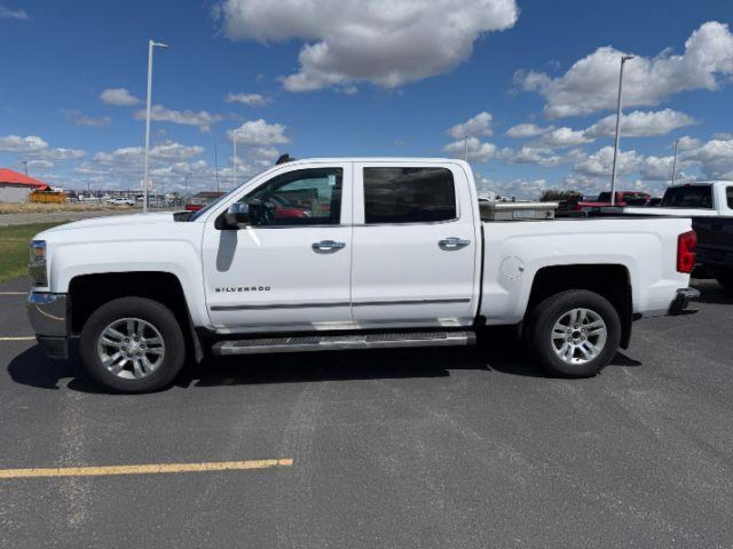 2016 Summit White /Jet Black Chevrolet Silverado 1500 LTZ (3GCUKSEC2GG) with an EcoTec3 5.3L V-8 gasoline direct injection engine, AUTOMATIC transmission, located at 1235 N Woodruff Ave., Idaho Falls, 83401, (208) 523-1053, 43.507172, -112.000488 - At Timberline Auto, finding a great deal on your next vehicle is always easy! Our experienced sales staff's goal is to help find you the right vehicle at the right price! Our knowledgeable finance department has options for almost any credit score. We offer extended service contract options to prote - Photo#0