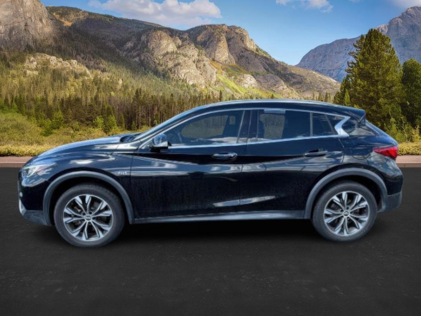 2019 Black Obsidian /Graphite Infiniti QX30 (SJKCH5CR7KA) with an 2L I-4 gasoline direct injection engine, Automatic transmission, located at 1175 N Woodruff Ave, Idaho Falls, ID, 83401, 43.506901, -111.999657 - At Timberline Auto, finding a great deal on your next vehicle is always easy! Our experienced sales staff's goal is to help find you the right vehicle at the right price! Our knowledgeable finance department has options for almost any credit score. We offer extended service contract options to prote - Photo#1