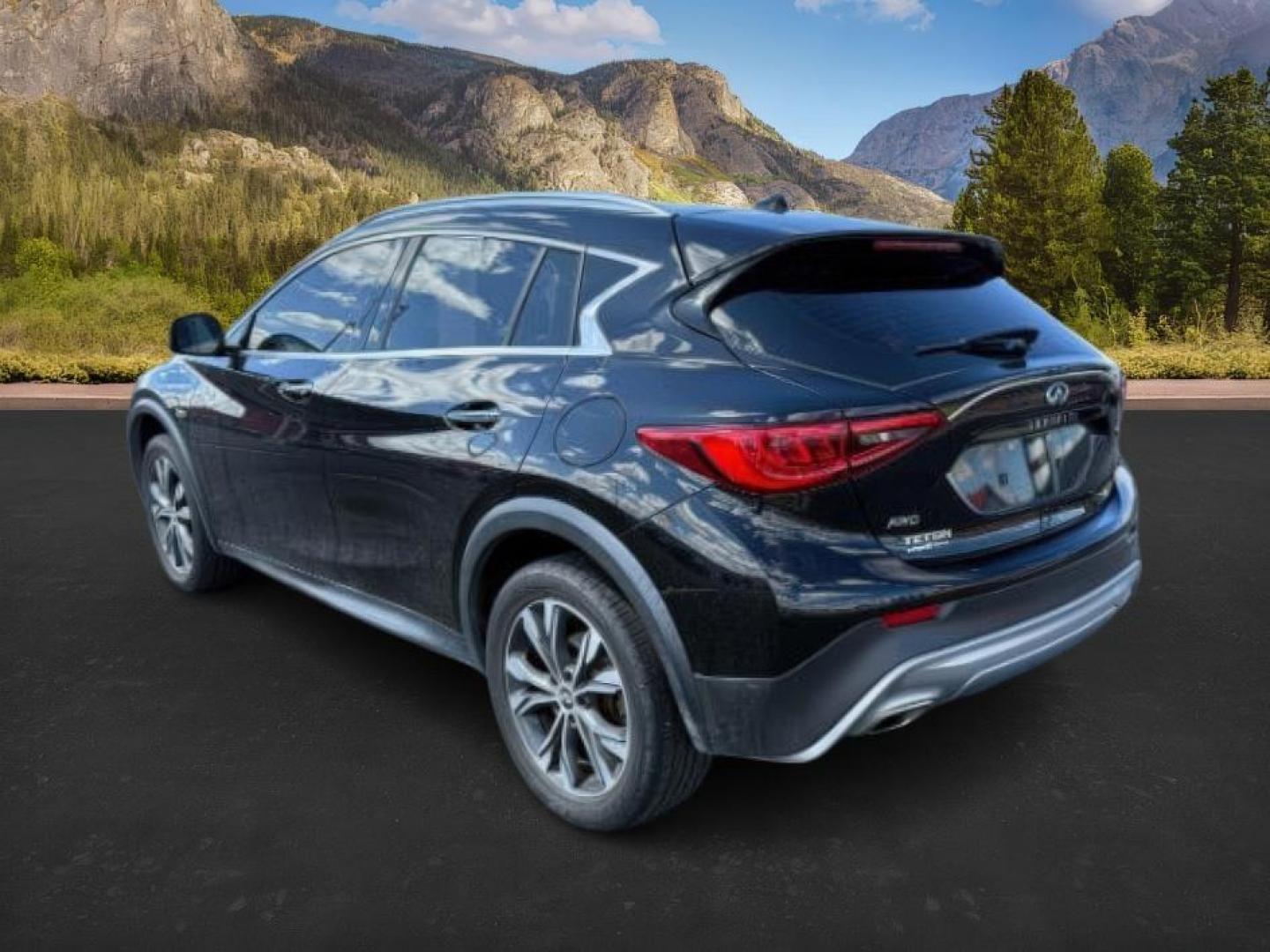 2019 Black Obsidian /Graphite Infiniti QX30 (SJKCH5CR7KA) with an 2L I-4 gasoline direct injection engine, Automatic transmission, located at 1175 N Woodruff Ave, Idaho Falls, ID, 83401, 43.506901, -111.999657 - At Timberline Auto, finding a great deal on your next vehicle is always easy! Our experienced sales staff's goal is to help find you the right vehicle at the right price! Our knowledgeable finance department has options for almost any credit score. We offer extended service contract options to prote - Photo#2