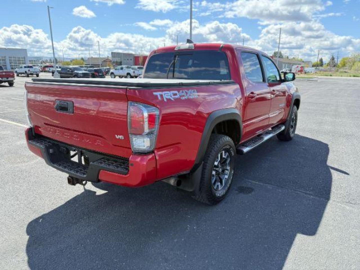 2021 Barcelona Red Metallic /Black/Gun Metal Toyota Tacoma 4WD TRD Off Road (3TMCZ5AN1MM) with an 3.5L V-6 port/direct injection engine, AUTOMATIC transmission, located at 1235 N Woodruff Ave., Idaho Falls, 83401, (208) 523-1053, 43.507172, -112.000488 - At Timberline Auto, finding a great deal on your next vehicle is always easy! Our experienced sales staff's goal is to help find you the right vehicle at the right price! Our knowledgeable finance department has options for almost any credit score. We offer extended service contract options to prote - Photo#6