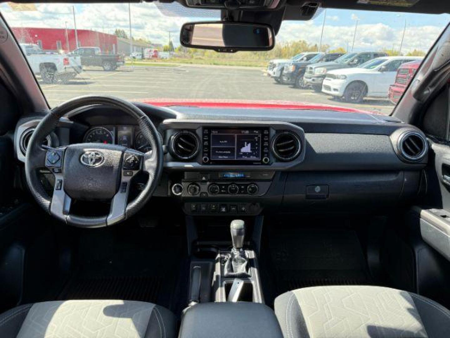 2021 Barcelona Red Metallic /Black/Gun Metal Toyota Tacoma 4WD TRD Off Road (3TMCZ5AN1MM) with an 3.5L V-6 port/direct injection engine, AUTOMATIC transmission, located at 1235 N Woodruff Ave., Idaho Falls, 83401, (208) 523-1053, 43.507172, -112.000488 - At Timberline Auto, finding a great deal on your next vehicle is always easy! Our experienced sales staff's goal is to help find you the right vehicle at the right price! Our knowledgeable finance department has options for almost any credit score. We offer extended service contract options to prote - Photo#19