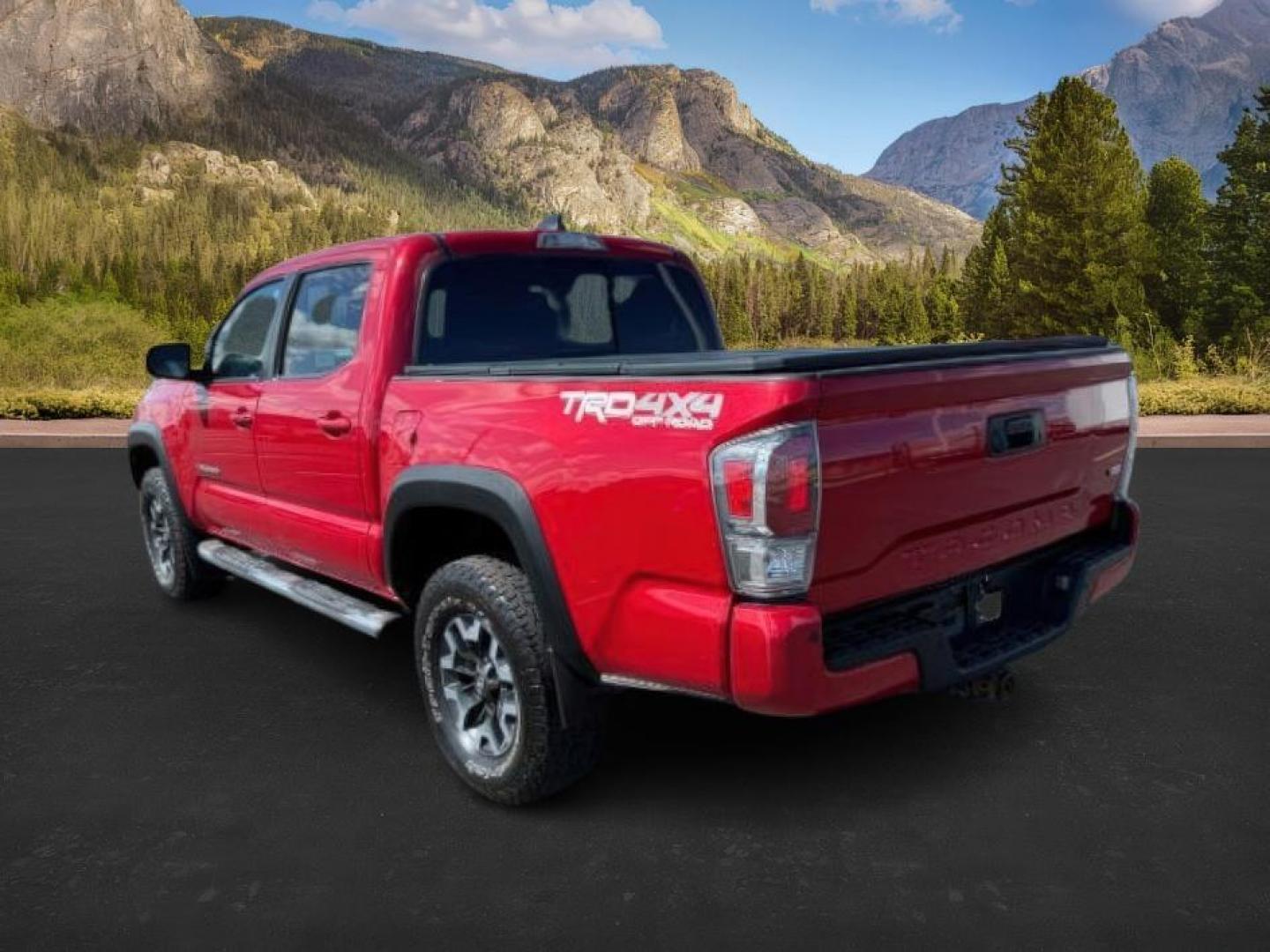 2021 Barcelona Red Metallic /Black/Gun Metal Toyota Tacoma 4WD TRD Off Road (3TMCZ5AN1MM) with an 3.5L V-6 port/direct injection engine, AUTOMATIC transmission, located at 1235 N Woodruff Ave., Idaho Falls, 83401, (208) 523-1053, 43.507172, -112.000488 - At Timberline Auto, finding a great deal on your next vehicle is always easy! Our experienced sales staff's goal is to help find you the right vehicle at the right price! Our knowledgeable finance department has options for almost any credit score. We offer extended service contract options to prote - Photo#2