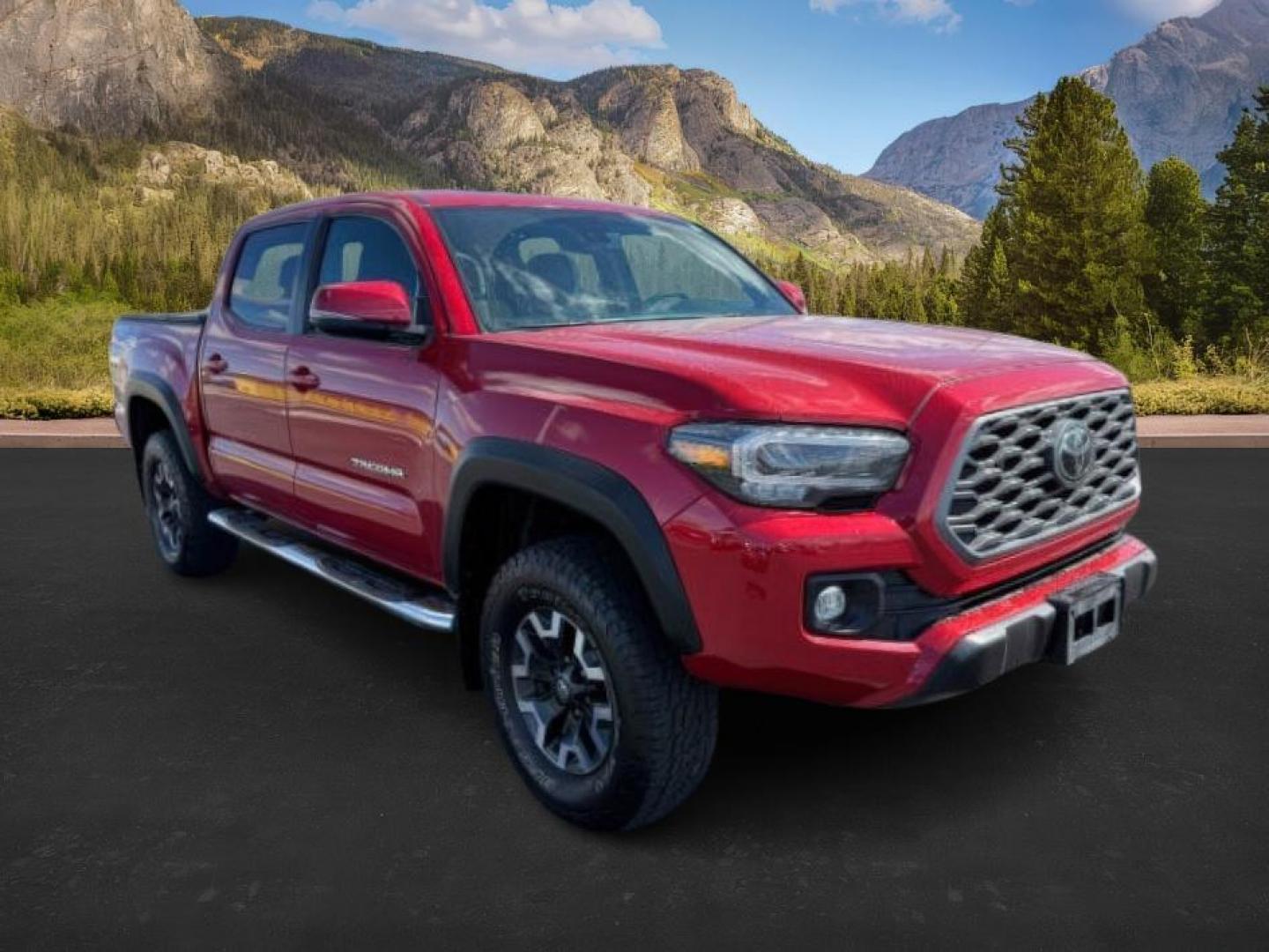 2021 Barcelona Red Metallic /Black/Gun Metal Toyota Tacoma 4WD TRD Off Road (3TMCZ5AN1MM) with an 3.5L V-6 port/direct injection engine, AUTOMATIC transmission, located at 1235 N Woodruff Ave., Idaho Falls, 83401, (208) 523-1053, 43.507172, -112.000488 - At Timberline Auto, finding a great deal on your next vehicle is always easy! Our experienced sales staff's goal is to help find you the right vehicle at the right price! Our knowledgeable finance department has options for almost any credit score. We offer extended service contract options to prote - Photo#7