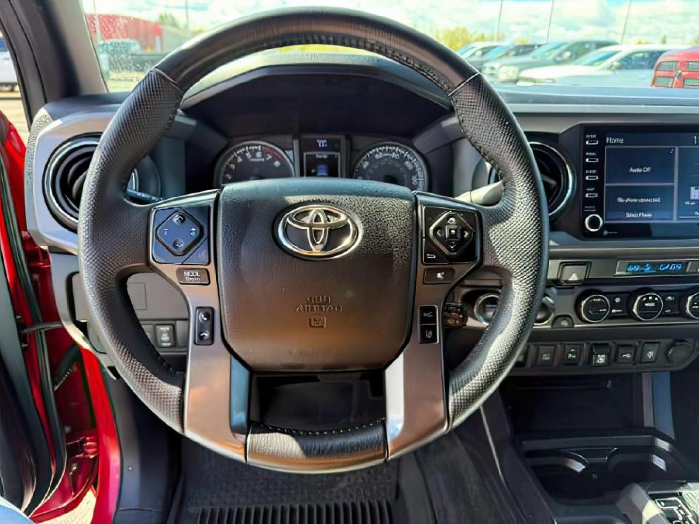 2021 Barcelona Red Metallic /Black/Gun Metal Toyota Tacoma 4WD TRD Off Road (3TMCZ5AN1MM) with an 3.5L V-6 port/direct injection engine, AUTOMATIC transmission, located at 1235 N Woodruff Ave., Idaho Falls, 83401, (208) 523-1053, 43.507172, -112.000488 - At Timberline Auto, finding a great deal on your next vehicle is always easy! Our experienced sales staff's goal is to help find you the right vehicle at the right price! Our knowledgeable finance department has options for almost any credit score. We offer extended service contract options to prote - Photo#12
