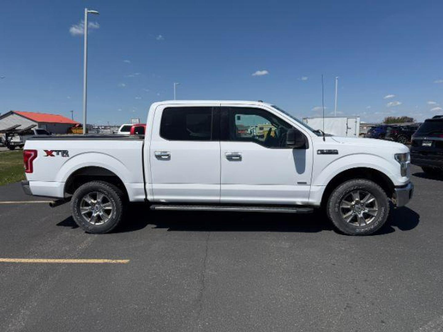 2016 Oxford White /Medium Earth Gray, leather Ford F-150 Lariat SuperCrew 5.5-ft. Bed 4WD (1FTEW1EG9GK) with an 3.5 engine, AUTOMATIC transmission, located at 1235 N Woodruff Ave., Idaho Falls, 83401, (208) 523-1053, 43.507172, -112.000488 - At Timberline Auto, finding a great deal on your next vehicle is always easy! Our experienced sales staff's goal is to help find you the right vehicle at the right price! Our knowledgeable finance department has options for almost any credit score. We offer extended service contract options to prote - Photo#1