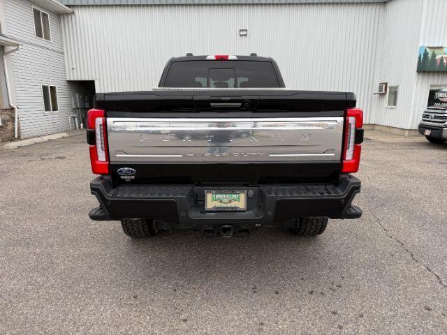2024 Agate Black Metallic /Black Onyx Ford F-350 PLATINUM/TREMOR (1FT8W3BMXRE) with an Powerstroke 6.7L V-8 diesel direct injection engine, AUTOMATIC transmission, located at 1235 N Woodruff Ave., Idaho Falls, 83401, (208) 523-1053, 43.507172, -112.000488 - At Timberline Auto, finding a great deal on your next vehicle is always easy! Our experienced sales staff's goal is to help find you the right vehicle at the right price! Our knowledgeable finance department has options for almost any credit score. We offer extended service contract options to prote- Photo#30